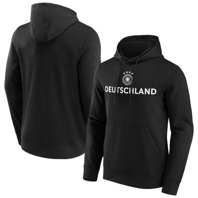 DFB-Wortmarken-Grafik-Hoodie – Schwarz – Herren Image
