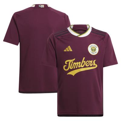 Portland Timbers 24/25 adidas Ausweichtrikot - Kinder Image
