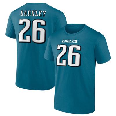Philadelphia Eagles Name und Nummer Grafik T-Shirt - Saquon Barkley 26 - Herren Image
