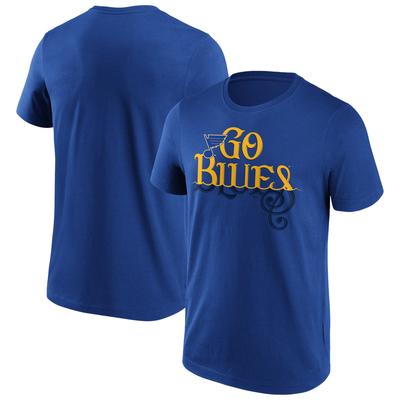 St. Louis Blues Fanatics Branded Hometown Grafik T-Shirt - Royal - Herren Image