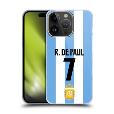 Argentinien Rodrigo De Paul Name und Number Phone Case - iPhone Image