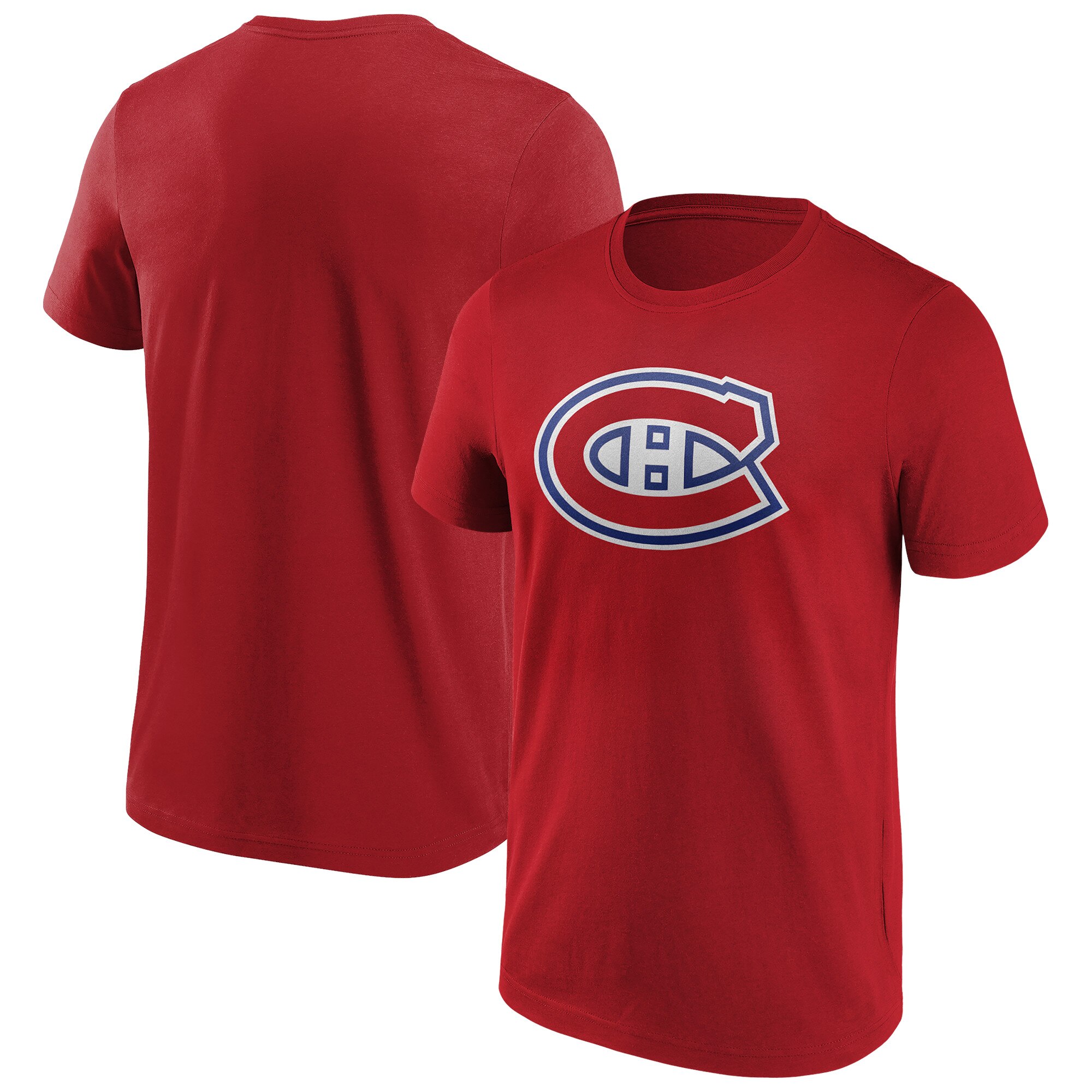 Montreal Canadiens Fanatics Branded Iconic Primary Color Logo Graphic T-Shirt – Game Red – Herren Image