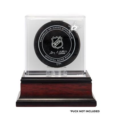 Dallas Stars Mahagoni Hockey Puck Logo Vitrine Image
