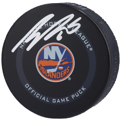 Ryan Pulock New York Islanders signiertes 2021-Modell Offizieller Spielpuck Image