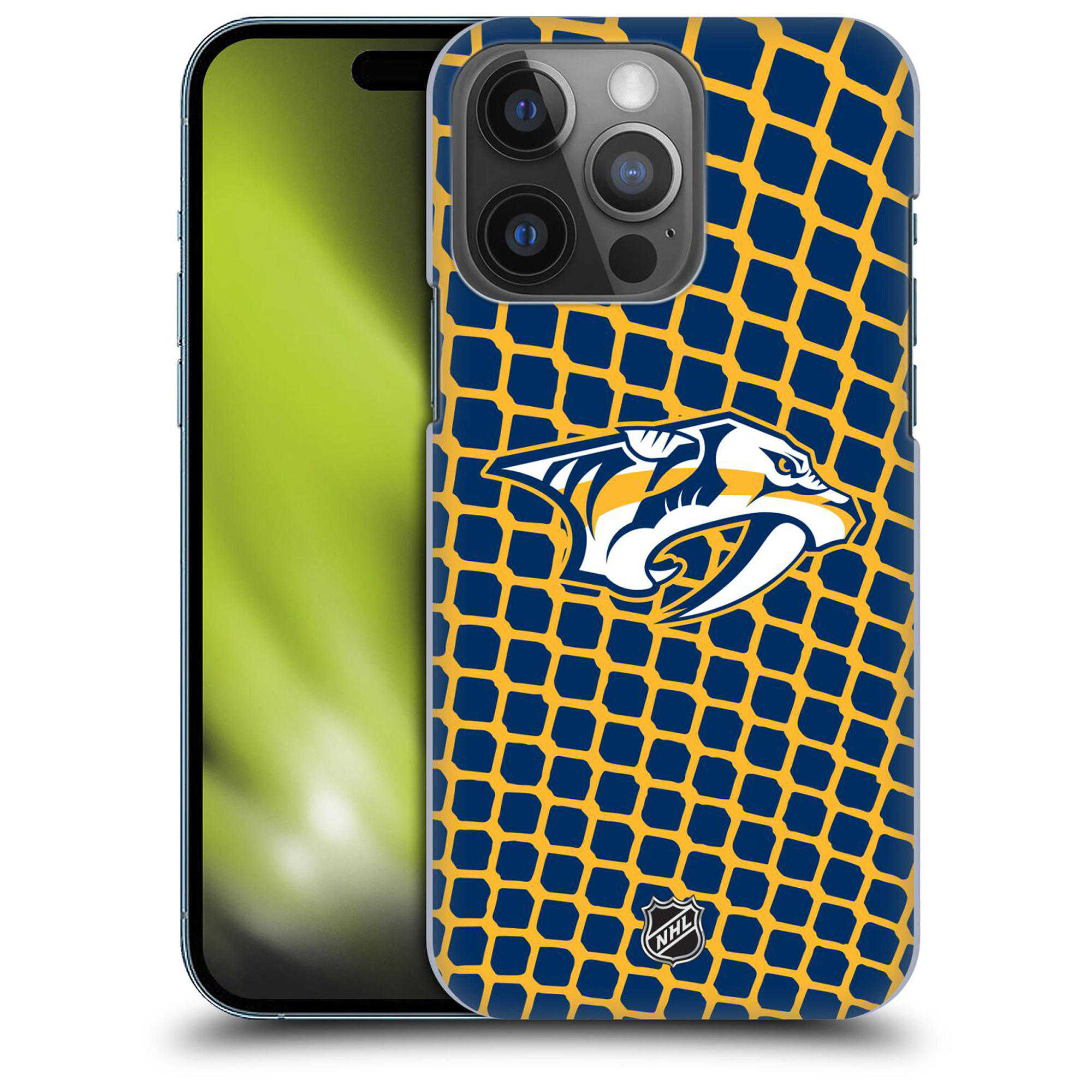 Nashville Predators NHL Net Pattern Grafik Phone Case - iPhone Image