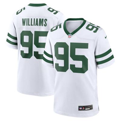 New York Jets Nike Game Auswärtstrikot - Weiß - Quinnen Williams - Herren Image