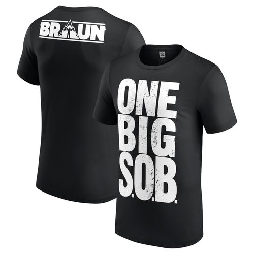 Braun Strowman One Big SOB T-Shirt für Herren in schwarz