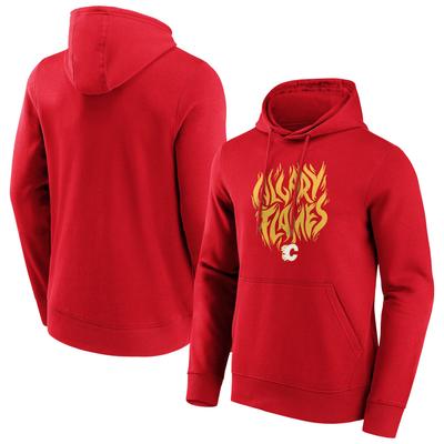 Calgary Flames Fanatics Branded Hometown Graphic Hoodie – Rot – Herren Image