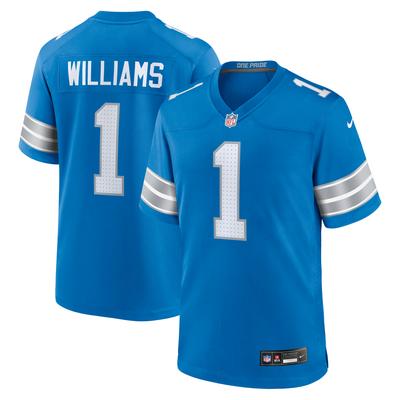 Detroit Lions Nike Game Heimtrikot - Blau - Jameson Williams - Herren Image