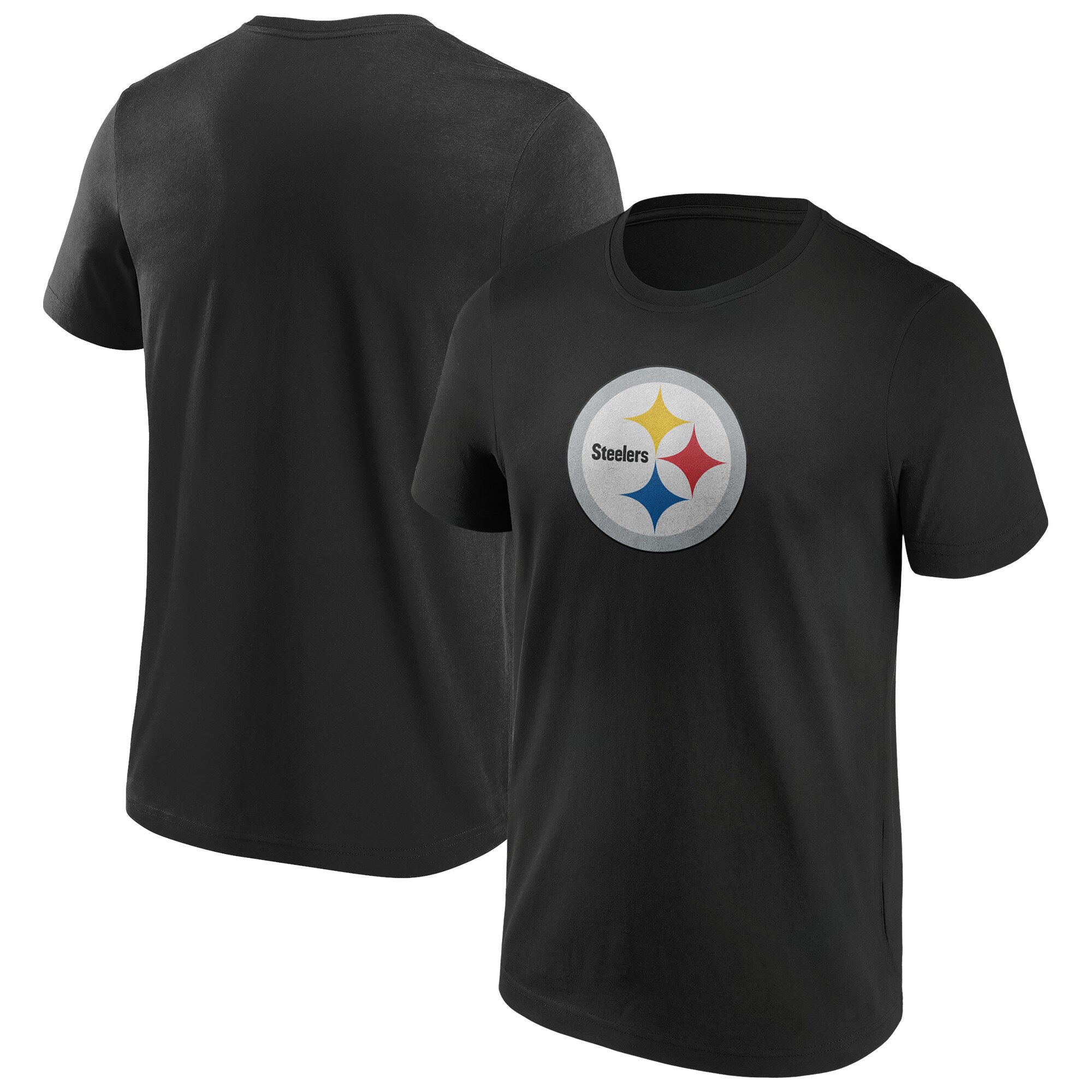 Pittsburgh Steelers T-Shirt in Primärfarbe mit Logo - Herren Image