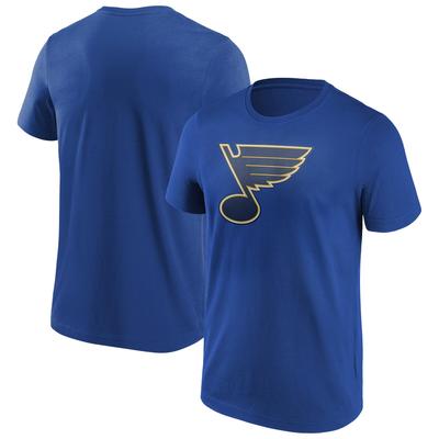 St. Louis Blues Fanatics Branded Iconic Primary Color Logo Graphic T-Shirt – Königsblau – Herren Image