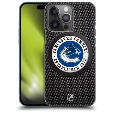 Vancouver Canucks NHL Puck Texture Grafik Phone Case - iPhone Image