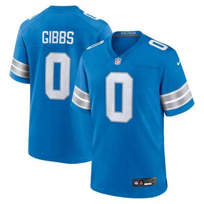 Detroit Lions Nike Game Heimtrikot - Blau - Jahmyr Gibbs - Herren Image