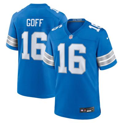 Detroit Lions Nike Game Heimtrikot - Blau - Jared Goff - Herren Image