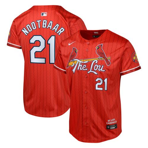 St. Louis Cardinals Nike Limited City Connect-Trikot – Rot – Lars Nootbaar – Jugendliche