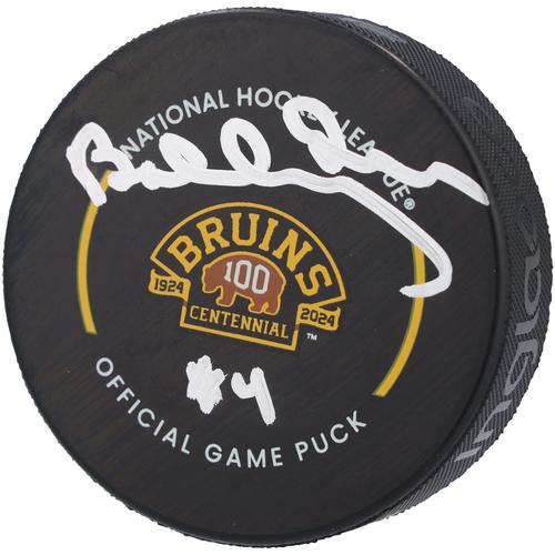 Bobby Orr Boston Bruins signierter offizieller Spielpuck zum 100. Jubiläum