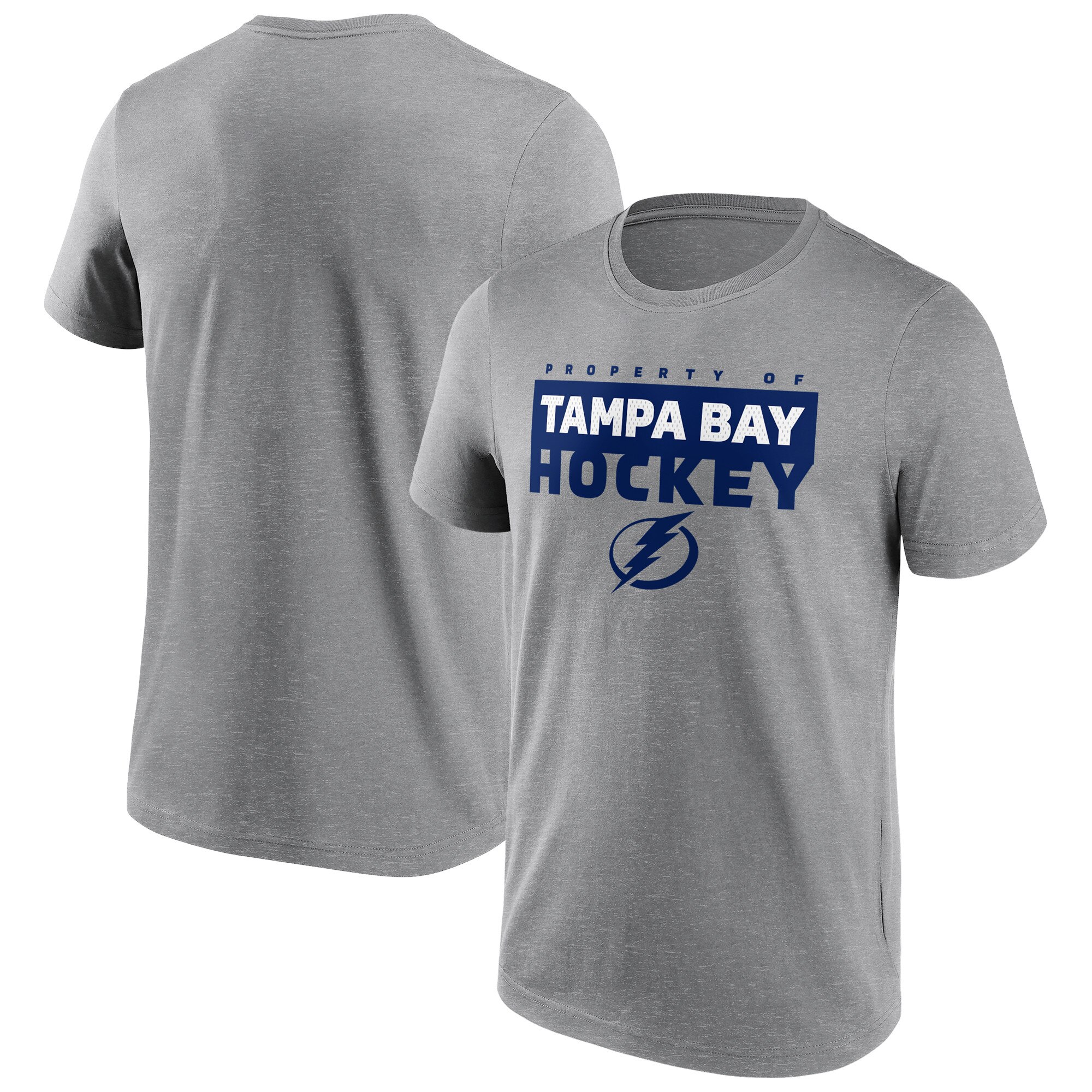 Tampa Bay Lightning Fanatics Branded Gain Ground T-Shirt - Sportgrau - Herren Image