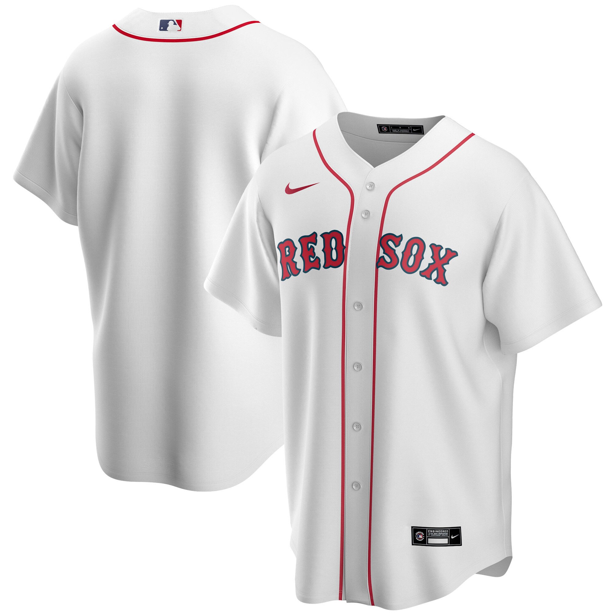 Boston Red Sox Nike Offizielles Replica-Heimtrikot – Herren Image