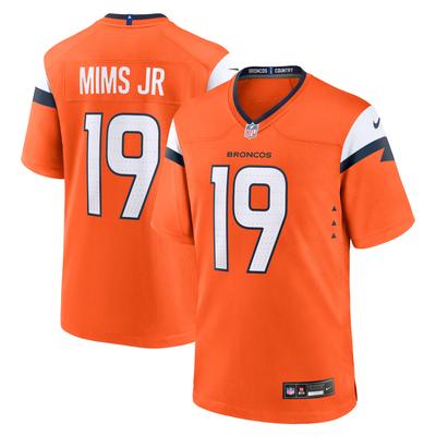 Denver Broncos Nike Game Heimtrikot - Orange - Marvin Mims Jr. - Herren Image