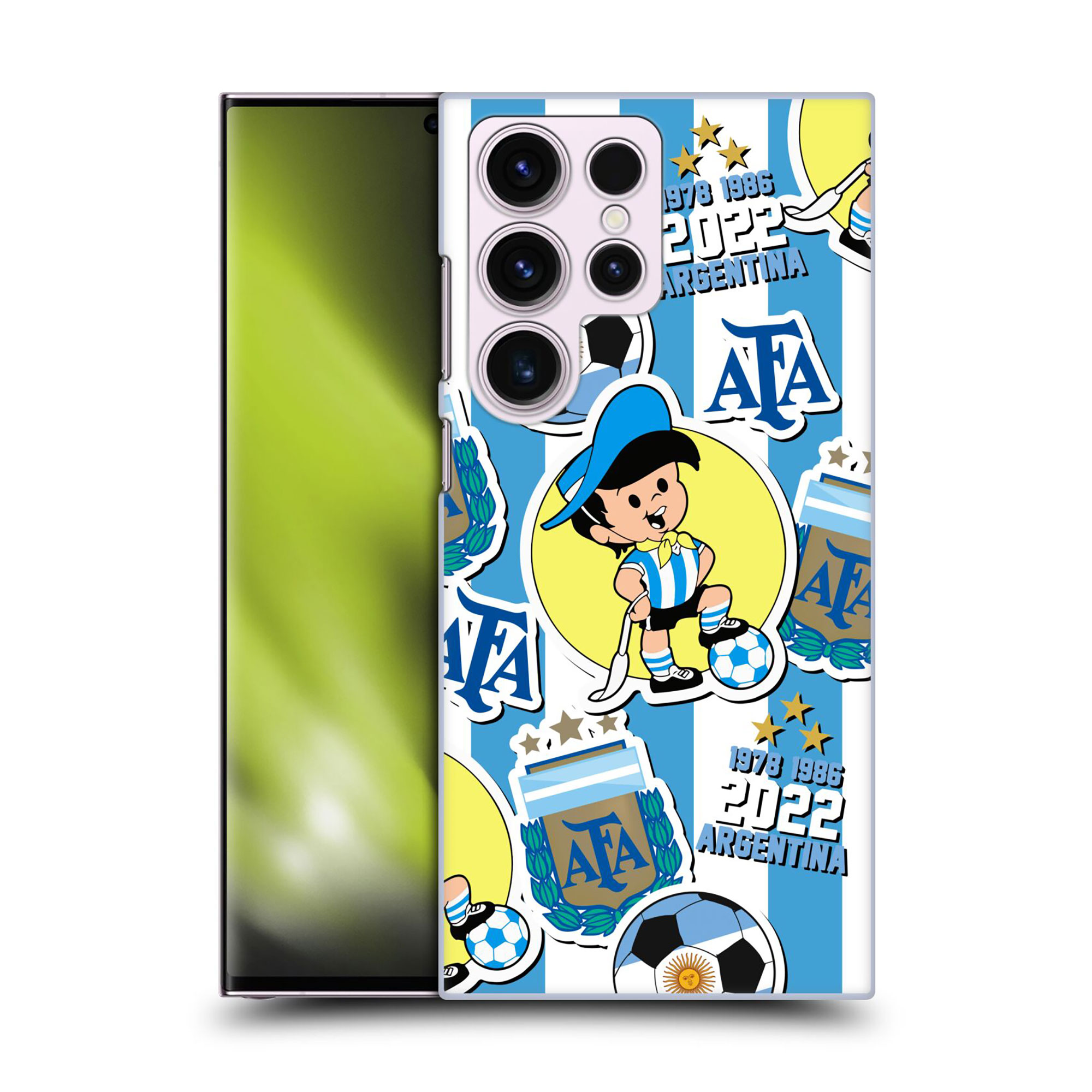 Argentinien Sticker Collage Hartschalen-Handyhülle – Samsung Image