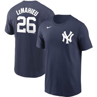 Nike DJ LeMahieu New York Yankees T-Shirt mit Namen und Nummer für Herren in Marineblau Image