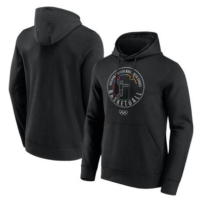 The Olympic Collection Basketball-Piktogramm-Kapuzenpullover – Schwarz – Unisex Image