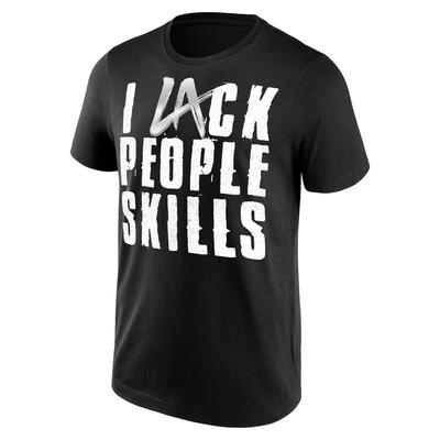 WWE LA Knight I Lack People Skills T-Shirt - Schwarz - Herren Image