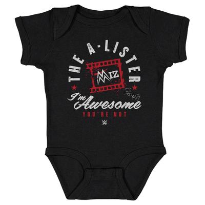 Schwarzer The Miz-Bodysuit „500 Level“ für Kleinkinder Image