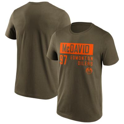 Edmonton Oilers Fanatics Branded Fashion Name & Number T-Shirt – Connor McDavid 97 – Herren Image