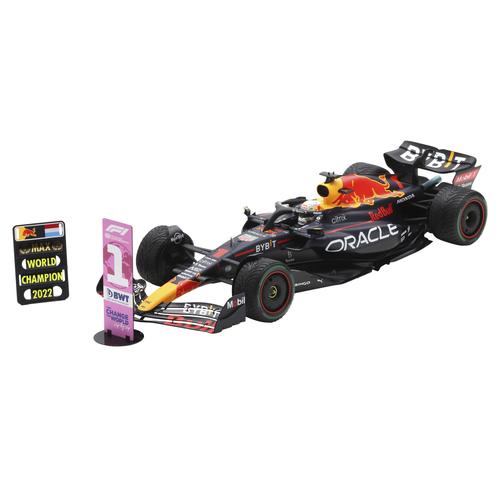 Red Bull Racing RB18 No.1 Winner Japanese GP 2022 - Max Verstappen World Champion - 1:12 Model with Board