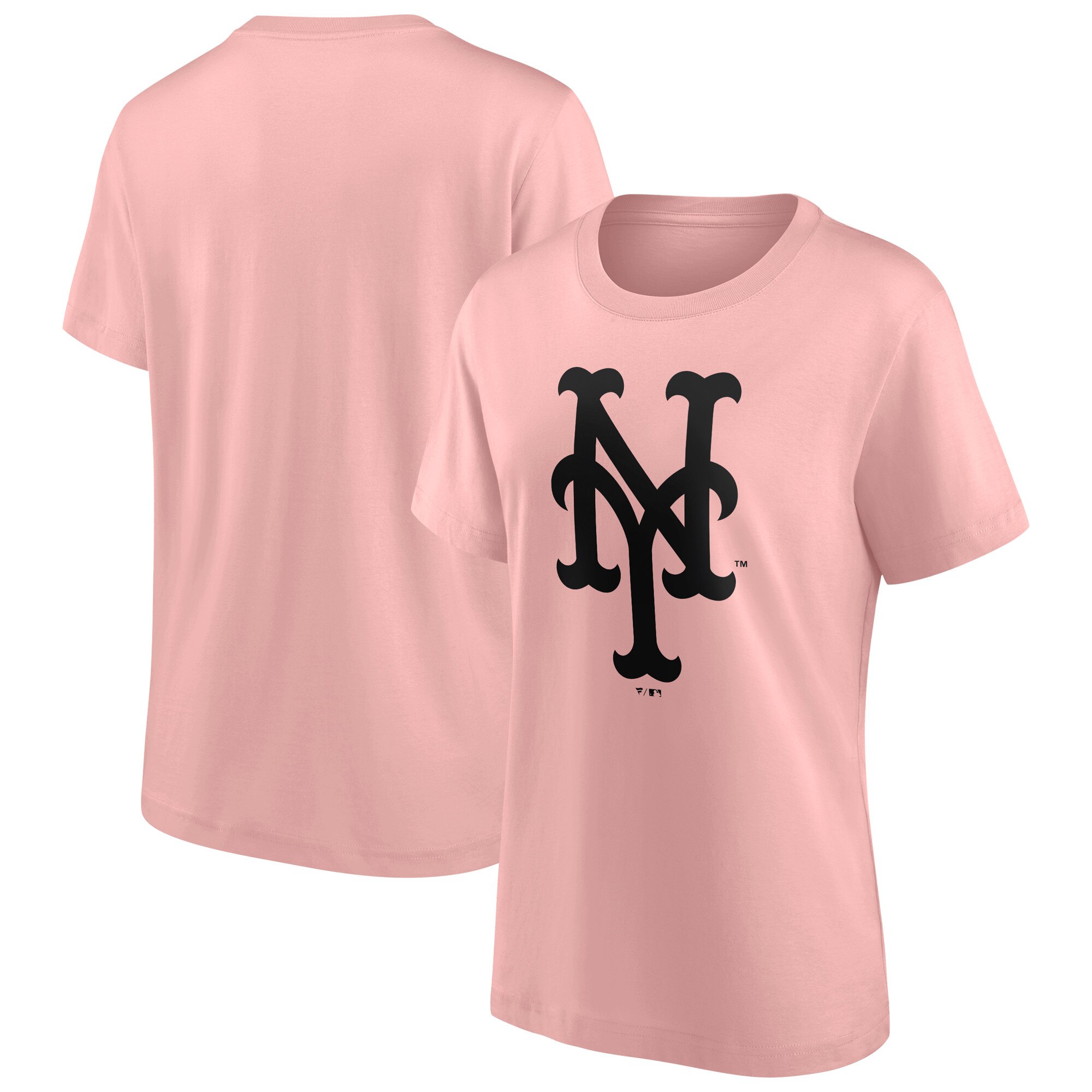New York Mets Fashion Color Logo T-Shirt – Damen Image