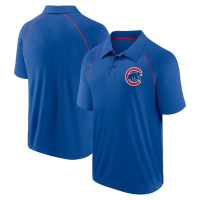 Chicago Cubs Strong Alone Fanatics Royal Raglan-Poloshirt für Herren Image