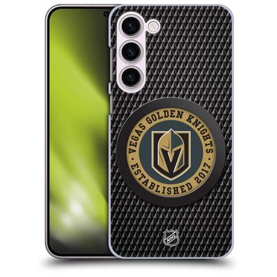 Vegas Golden Knights NHL Puck Texture Grafik Phone Case - Samsung Image