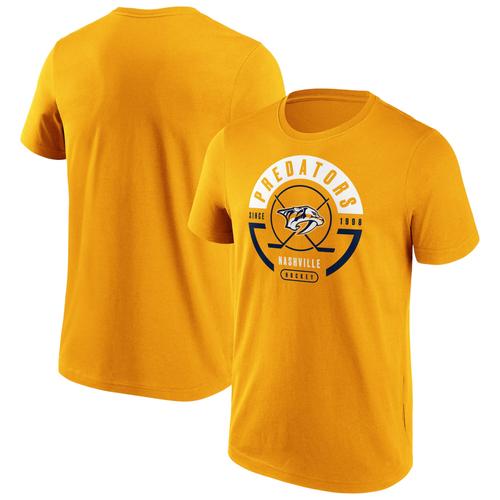 Nashville Predators Fanatics Branded Block Party T-Shirt - Gold - Herren