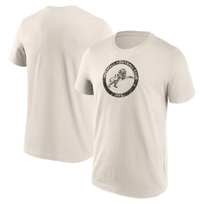 Millwall Distressed Retro Graphic SS T-Shirt – Off White – Herren Image