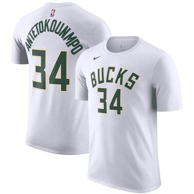 Milwaukee Bucks Nike Name & Number Association T-Shirt – Giannis Antetokounmpo – Herren Image