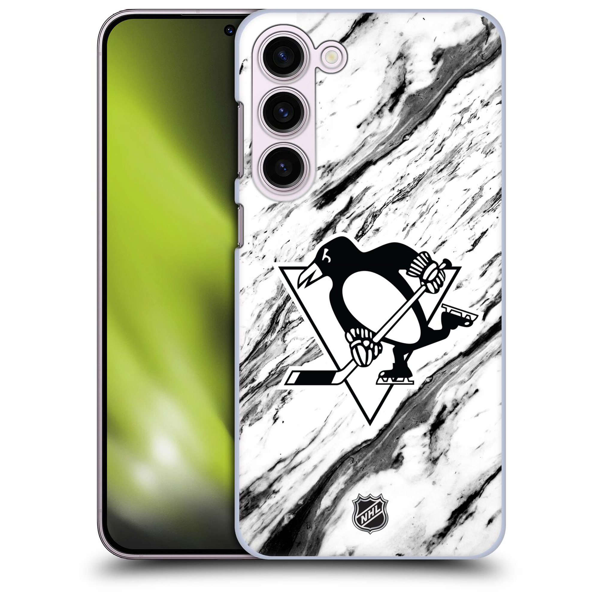 Pittsburgh Penguins NHL Marble Pattern Grafik Phone Case - Samsung Image