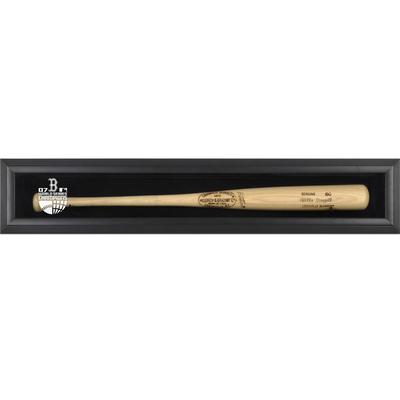 Boston Red Sox 2007 World Series Champs Logo Schwarz gerahmte Wandvitrine für einen einzelnen Schläger Image