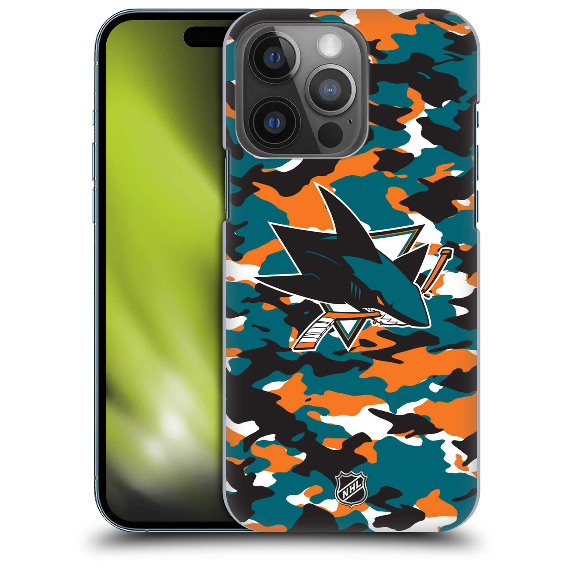 San Jose Sharks NHL Camouflage Grafik Phone Case - iPhone Image