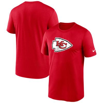 Nike Kansas City Chiefs Primetime Legend Logo Performance T-Shirt für Herren, Rot Image