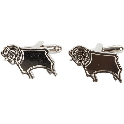 Manschettenknöpfe mit Derby County Wappen – versilbert Image