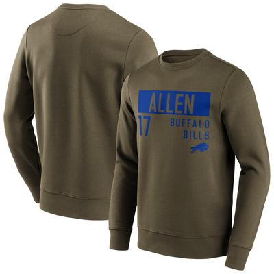 Buffalo Bills Fashion Name & Number Crew Sweatshirt - Josh Allen - Herren Image