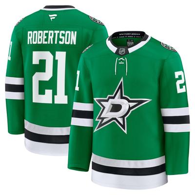 Herren Fanatics Jason Robertson Kelly Green Dallas Stars Home Premium Trikot Image