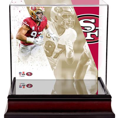 Nick Bosa San Francisco 49ers Deluxe Mini-Helmkoffer Image
