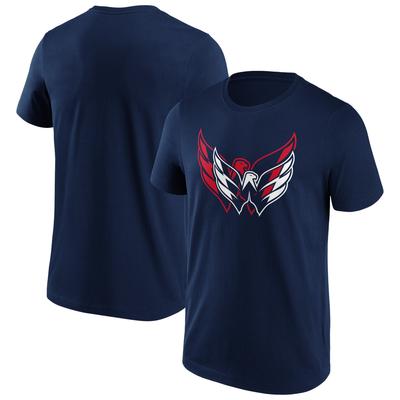Washington Capitals Fanatics Branded Overlay T-Shirt - Navy - Herren Image