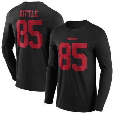 San Francisco 49ers Alternate Name & Number Langarm-T-Shirt - George Kittle - Herren Image