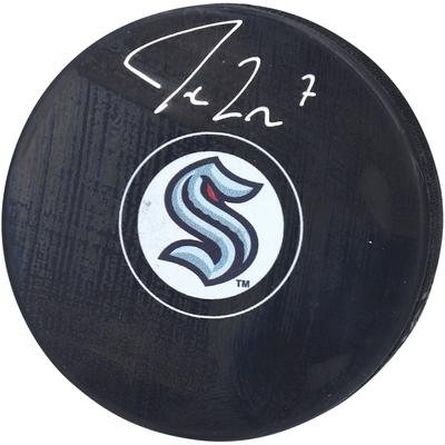Signierter Hockeypuck von Jordan Eberle aus den Seattle Kraken Image