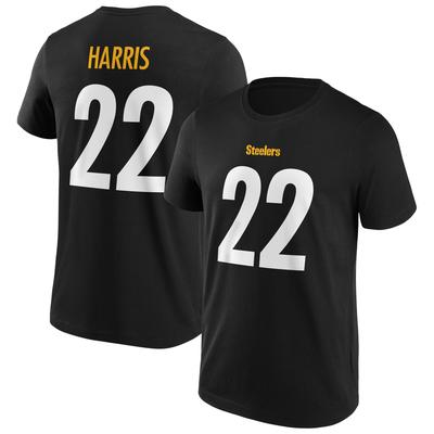 Pittsburgh Steelers Home Name & Number T-Shirt - Najee Harris - Herren Image