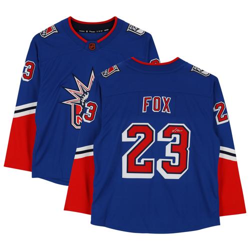 Adam Fox New York Rangers signiertes 2022-23 Special Edition 2.0 Fanatics Breakaway Trikot