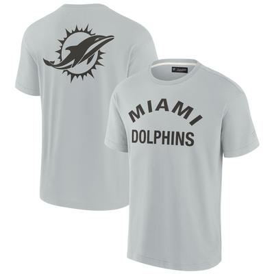 Graues, superweiches Unisex-T-Shirt „Elements“ der Miami Dolphins Image